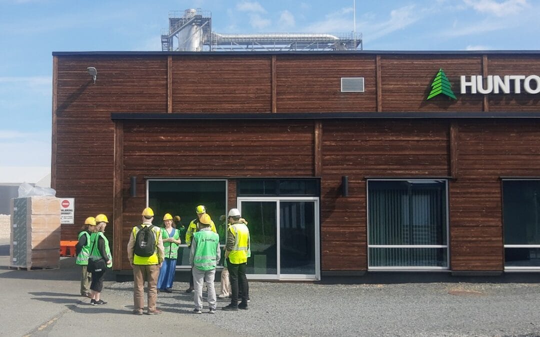 From wood chips to growing media: Visit to the Hunton plant