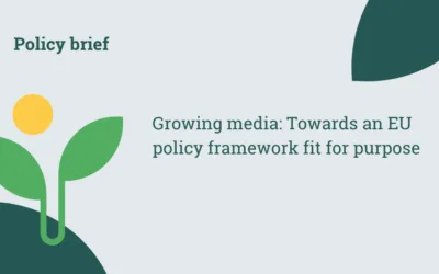 Growing media: Towards an EU policy framework fit for purpose